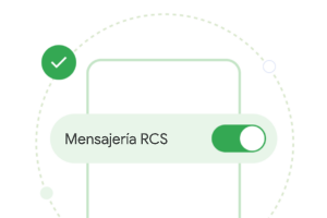 Un ejemplo de mensajería RCS.