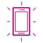 Ícono de un teléfono